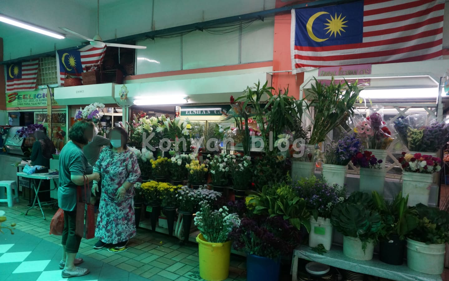 TTDI wet market 花屋 flower