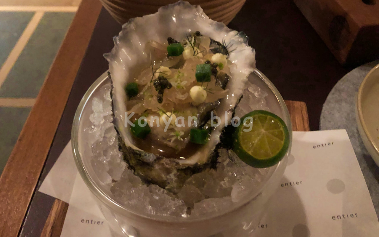 Entier French Dining oyster 牡蠣 かき