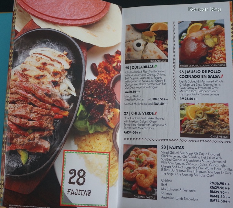 las carretas menu 3