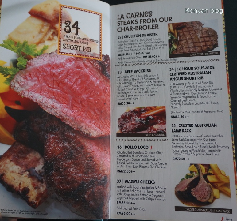 las carretas menu 4