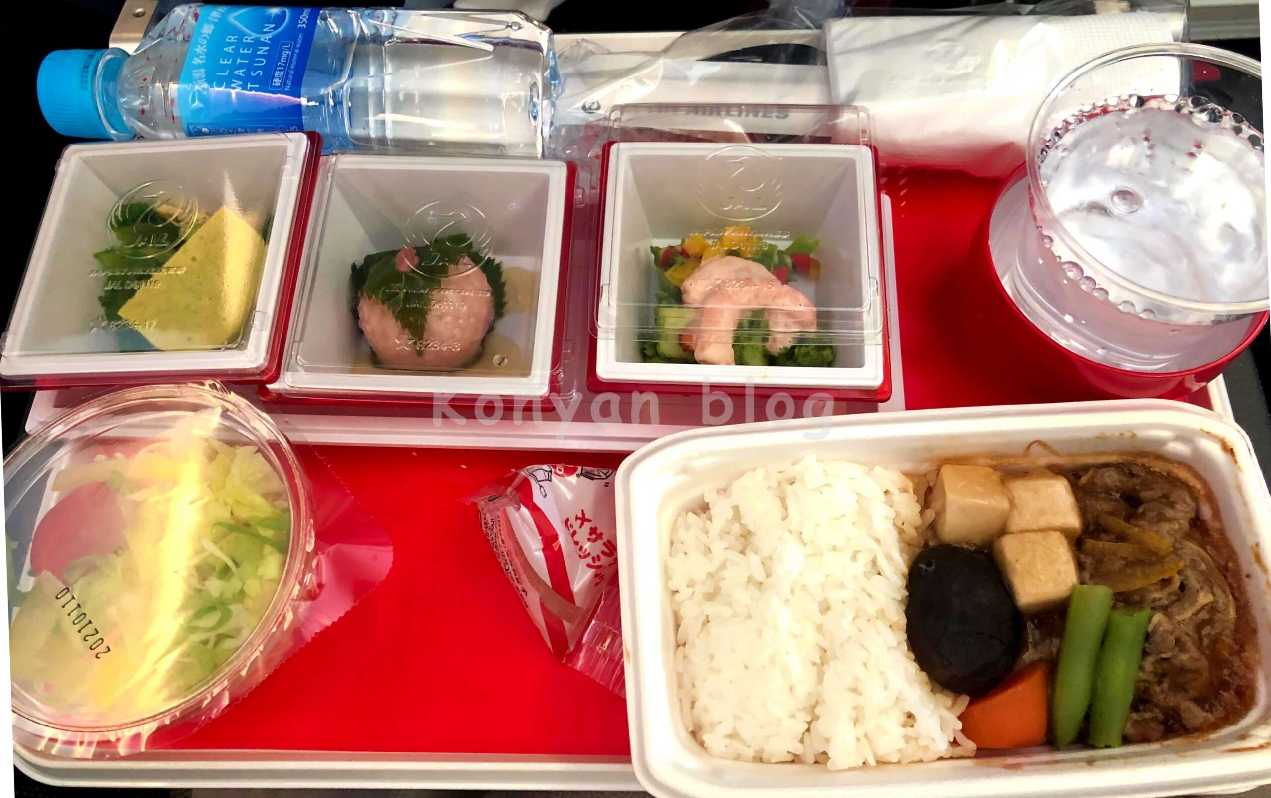 JAL 機内食