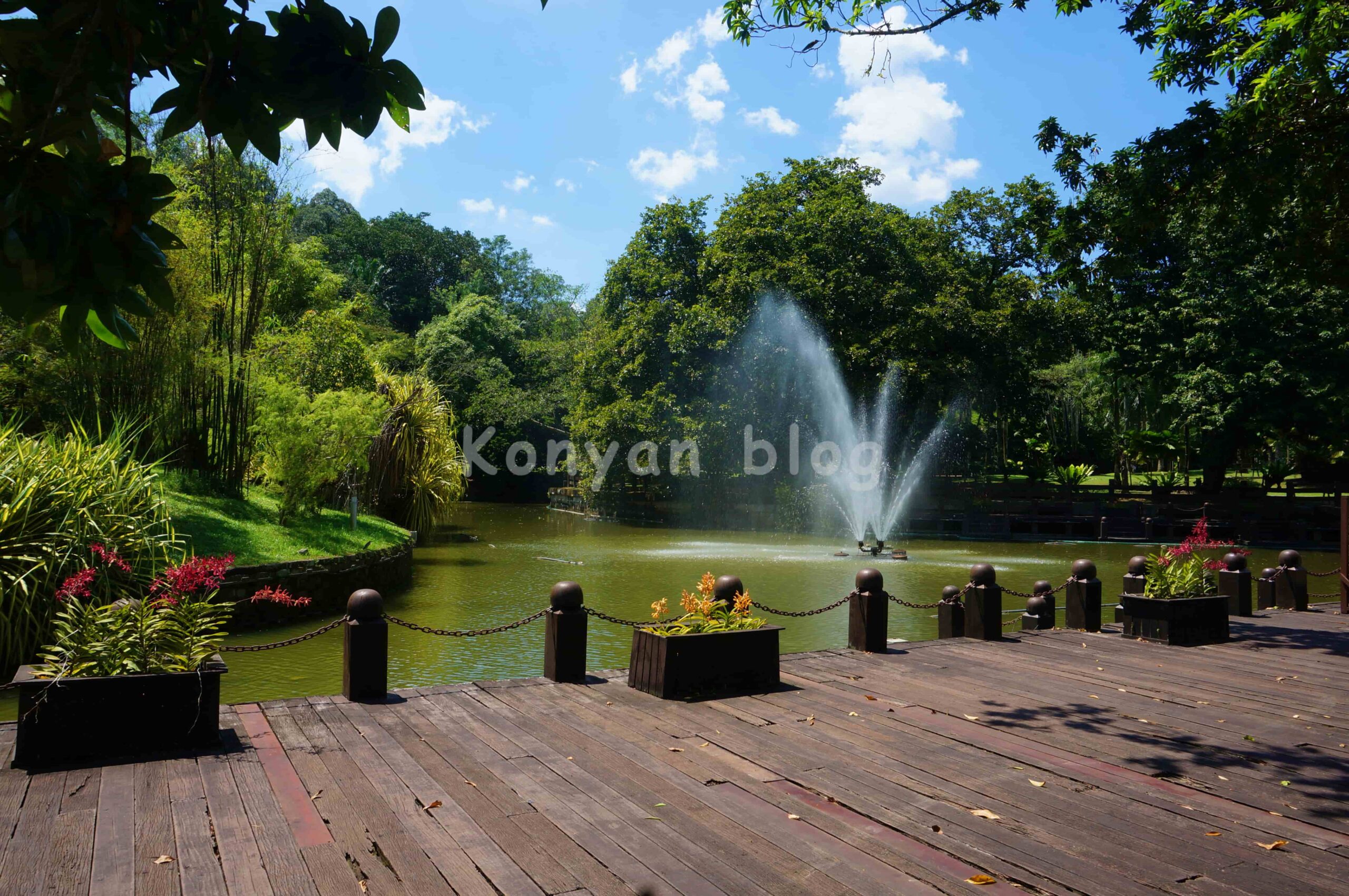 Perdana植物園　噴水