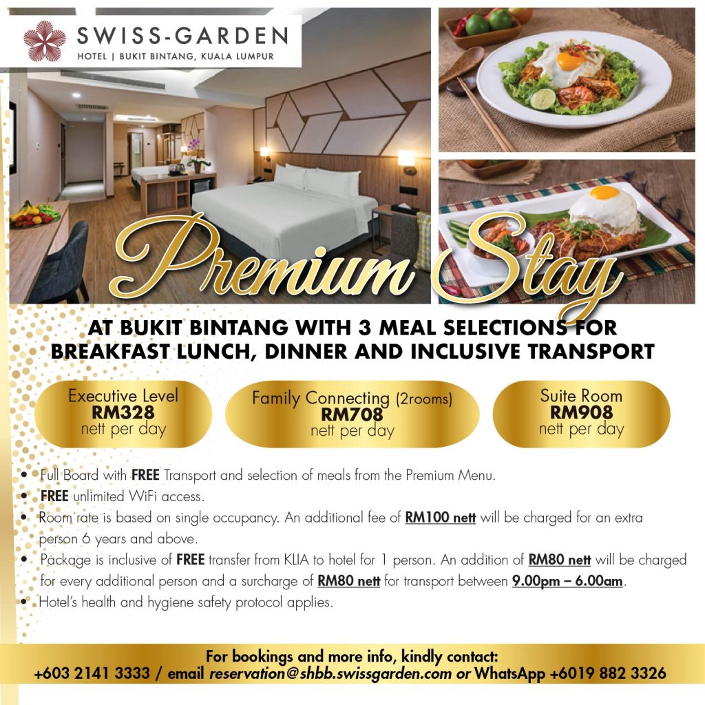 Premium Package swiss garden hotel