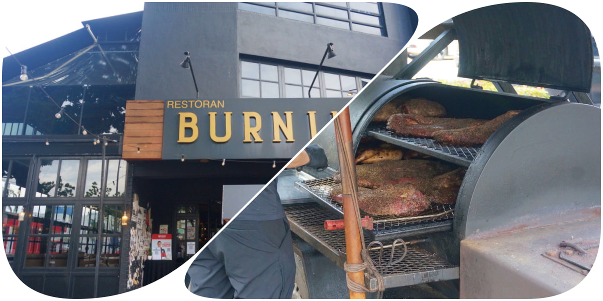 burnin pit desa sri hatamas BBQ 燻製 感想