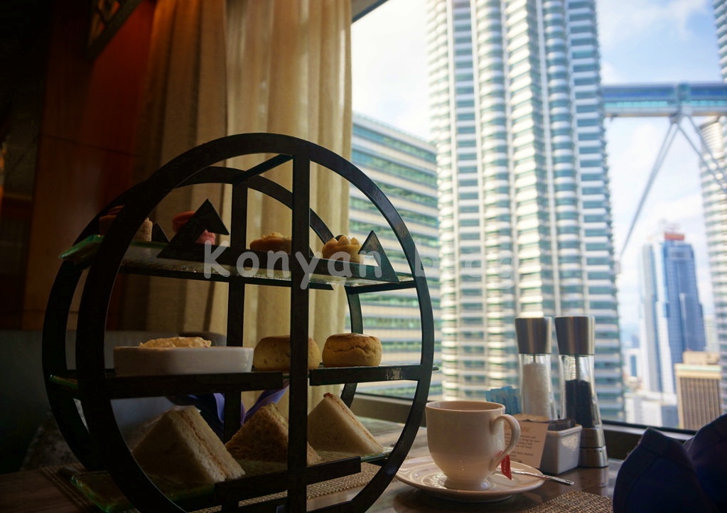 Mandarin Oriental KL club lounge afternoon tea アフタヌーティー