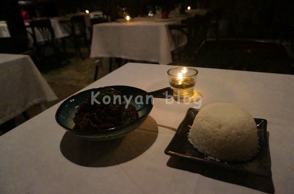 bijan rendang tok 牛肉煮込み ご飯