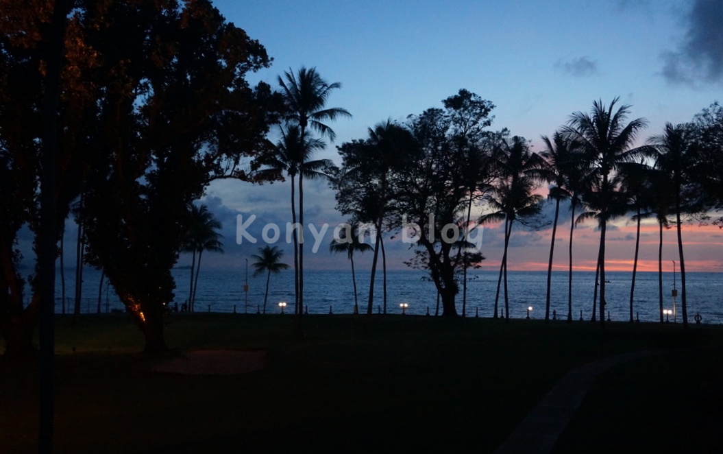 shangri la tanjung aru kota kinabaru 夕暮れ sunset