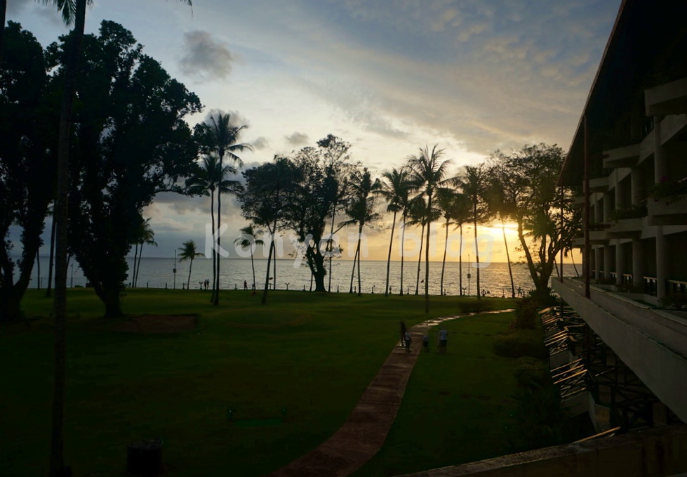 shangri la tanjung aru kota kinabaru 夕日