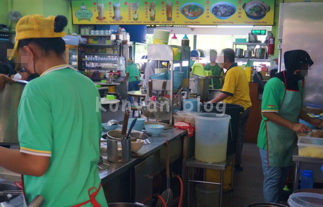 Yee Fung Laksa 店内 kota kinabalu sabah