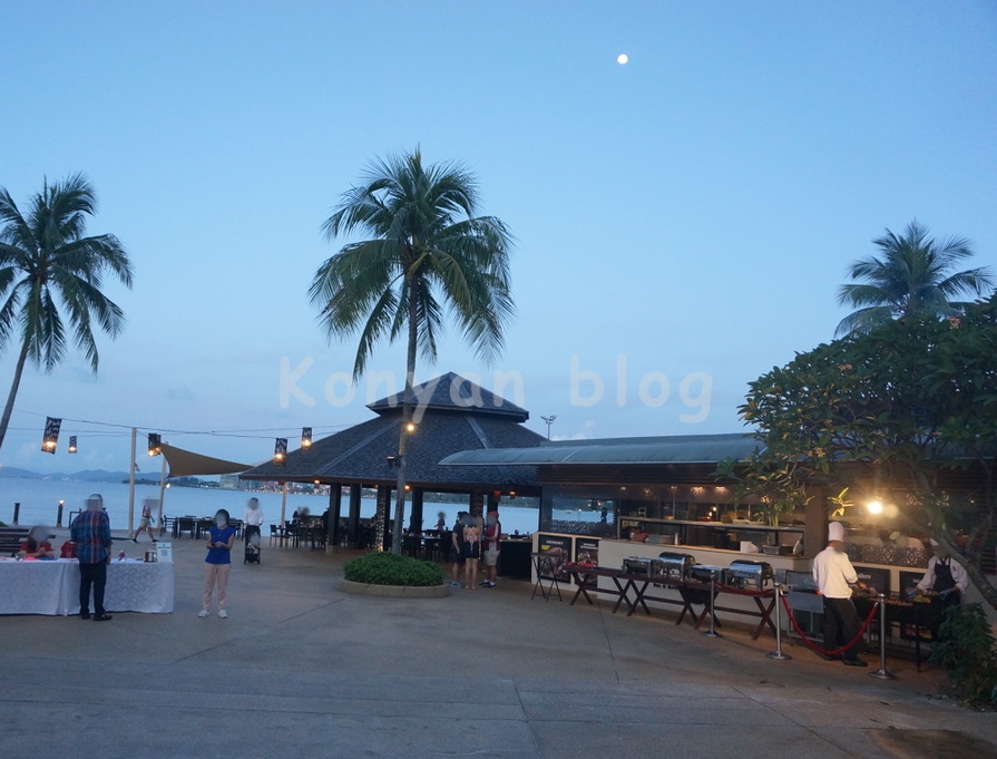 shangri la tanjung aru kota kinabaru beach BBQ