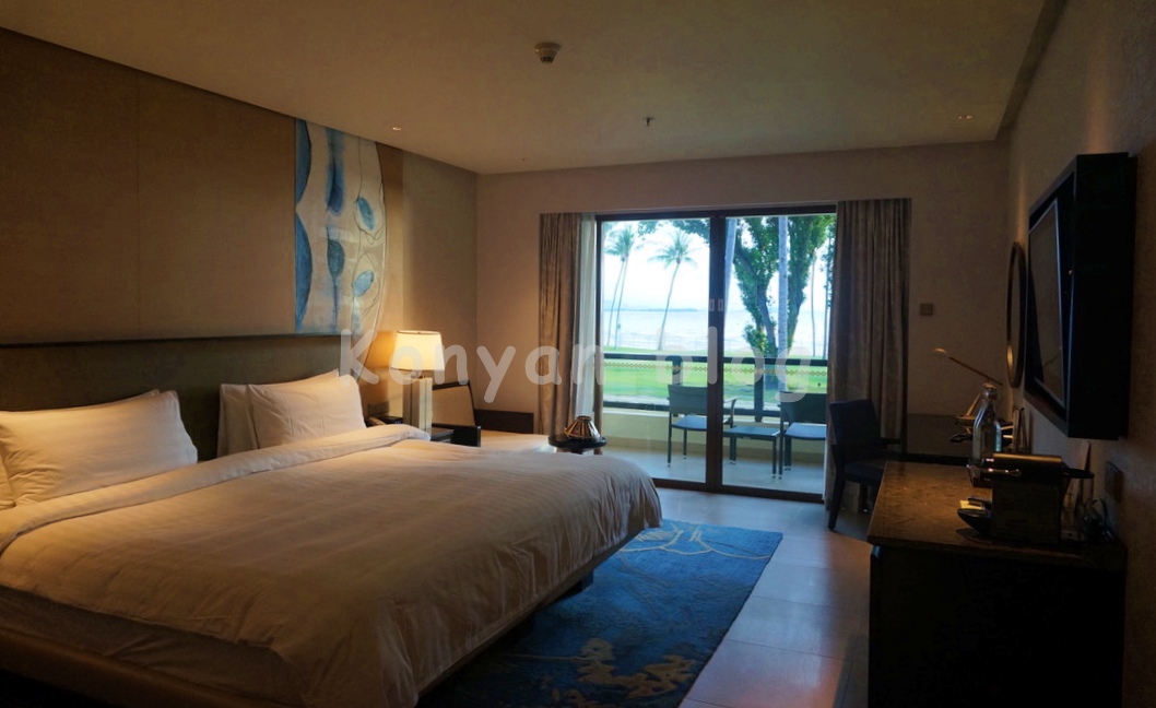 shangri la tanjung aru kota kinabaru tanjung king room sea view