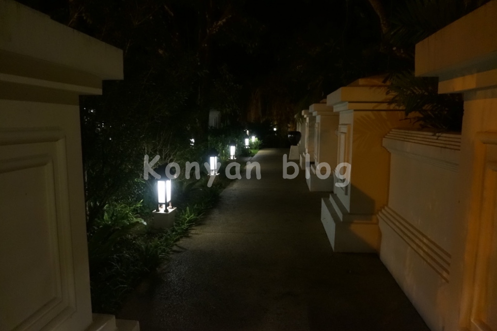 Tanjong Jara Resort 夜 白の柱
