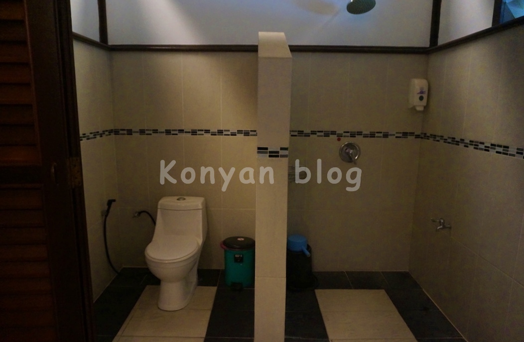Sipadan Kapalai Dive Resort トイレ　シャワー
