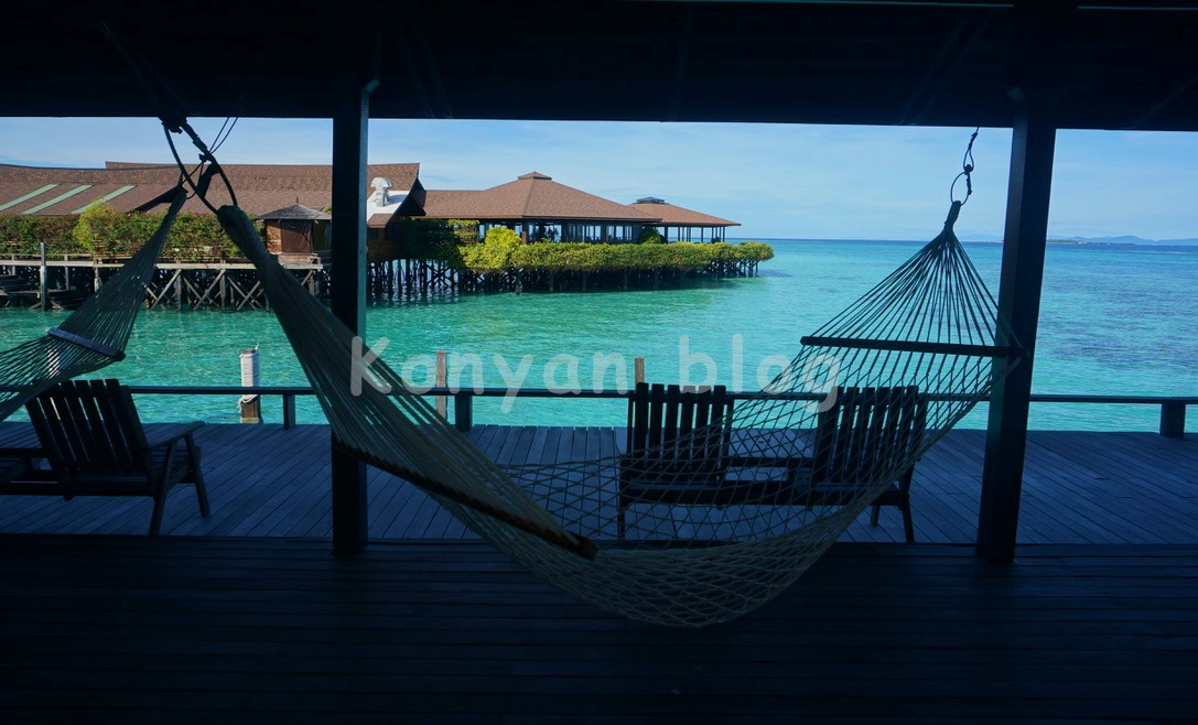 Sipadan Kapalai Dive Resort ハンモック