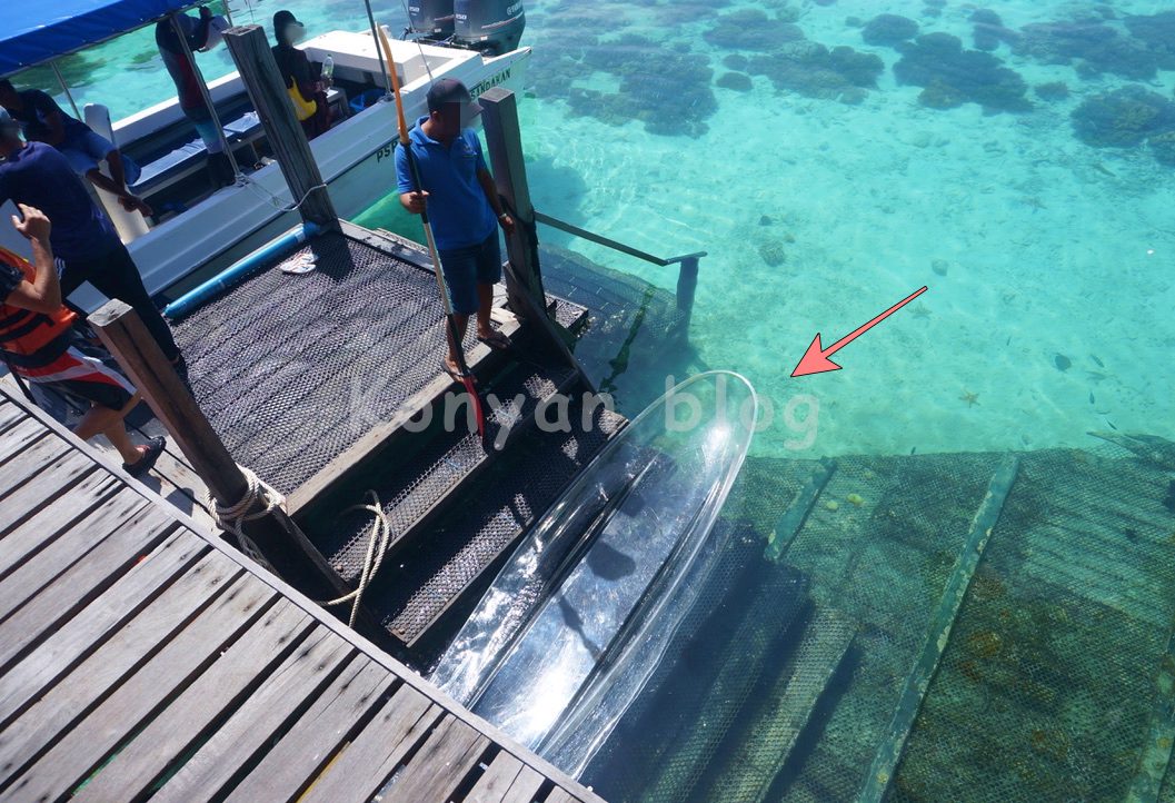 Sipadan Kapalai Dive Resort 透明なカヤック