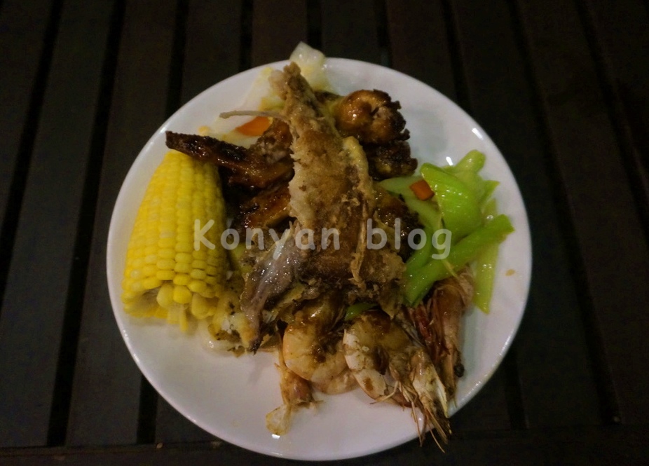 Sipadan Kapalai Dive Resort 夕食 dinner BBQ