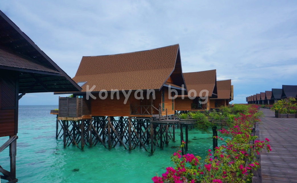 Sipadan Kapalai Dive Resort villa 歩道