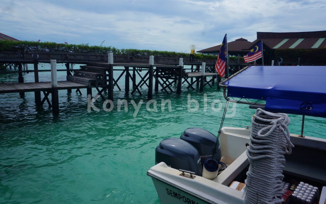 Sipadan Kapalai Dive Resort 船着場