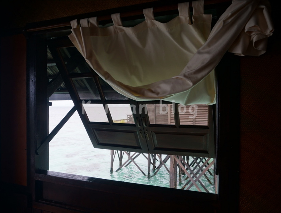 Sipadan Kapalai Dive Resort 部屋の窓