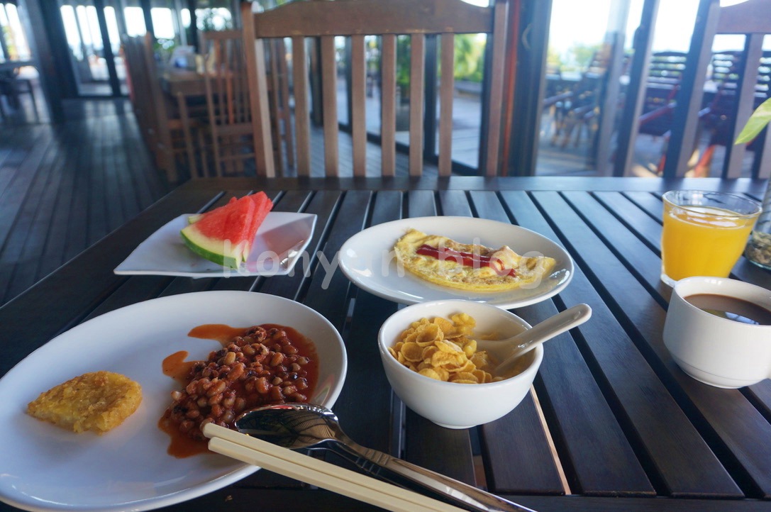 Sipadan Kapalai Dive Resort 朝食 breakfast buffet