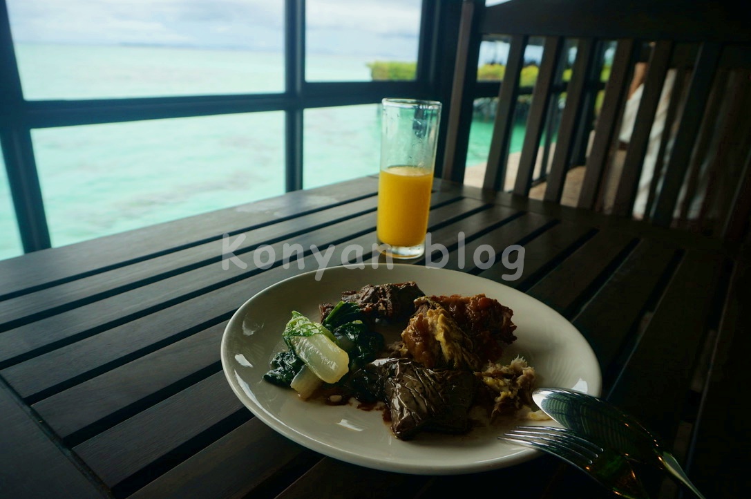 Sipadan Kapalai Dive Resort 到着日 遅めのランチ