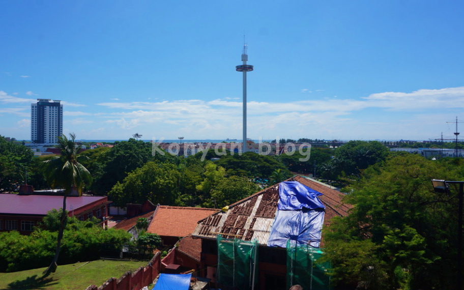 Gereja St. Paul, Bukit Melaka　丘の上 melakka tower マラッカ・タワー