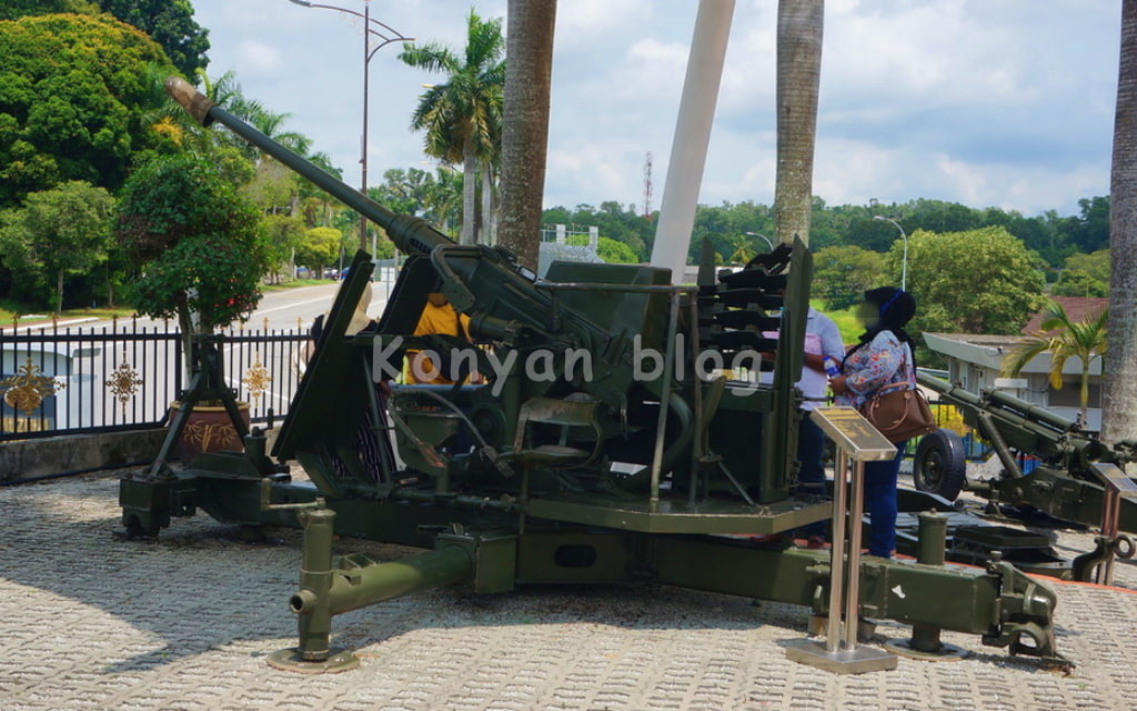 Army Museum Port Dickson 屋外展示物 大砲